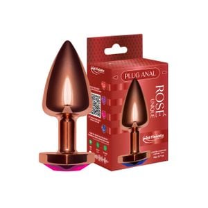 Plug Anal Unique Rosê Coração