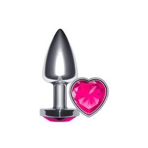 Plug Anal Unique Silver Coração