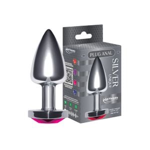 Plug Anal Unique Silver Coração