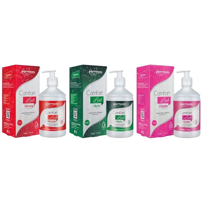 Lubrificante Beijável Aromático Comfort Lub 500g