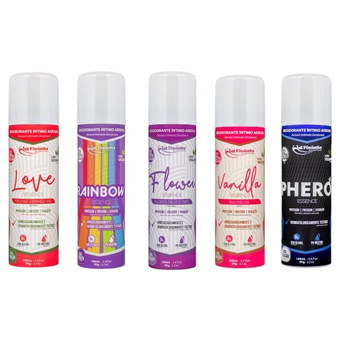 Desodorante Íntimo Essence Aerossol 166ml (feminino e masculino)
