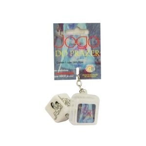 Dado com Chaveiro Jogo do Prazer Posições Hétero