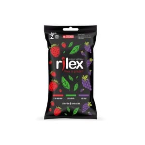 Preservativo Mix de Frutas (morango / menta / uva) com 6 unidades
