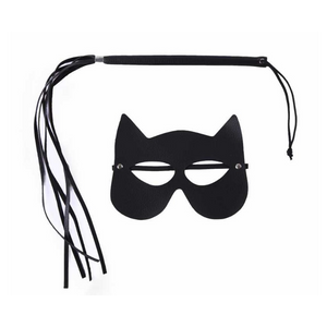Kit Mulher Gato (Máscara e chicote de 40cm)