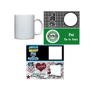 Caneca Dia dos Pais com Foto ou Nome (porcelana 325ml)
