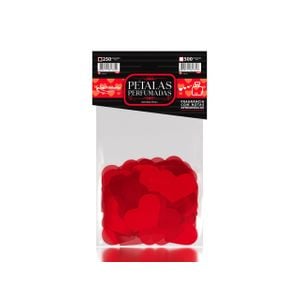 Pétalas de Cetim Perfumado em Formato de Coração 250 unidades