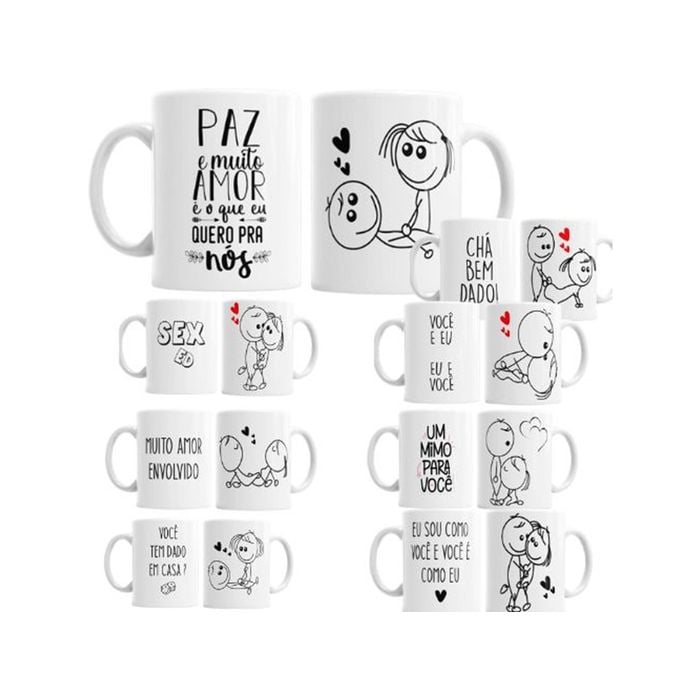 Caneca Erótica de Porcelana 325ml