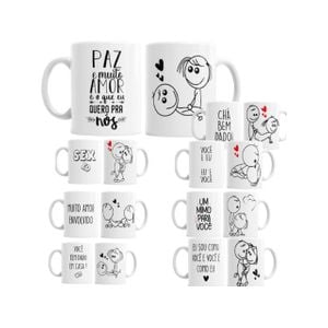 Caneca Erótica de Porcelana 325ml