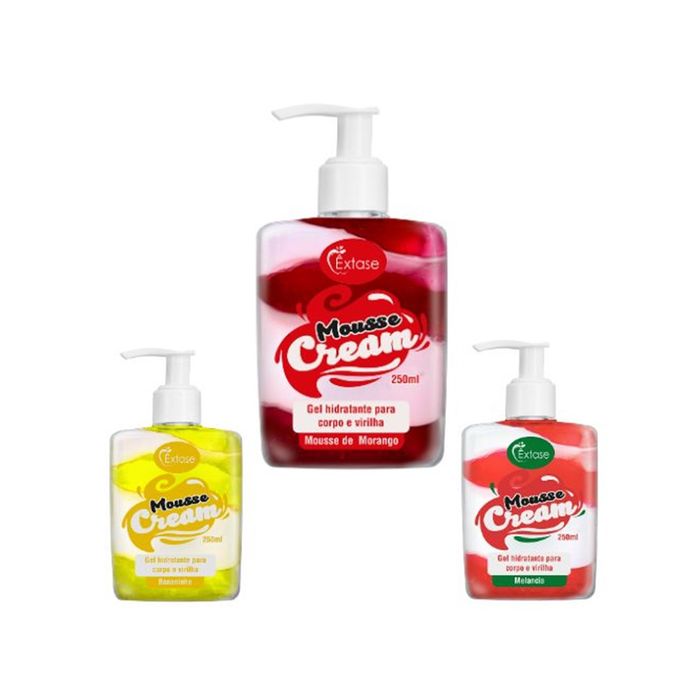 Mousse Cream Hidratante Beijável Para Virilha 250ml