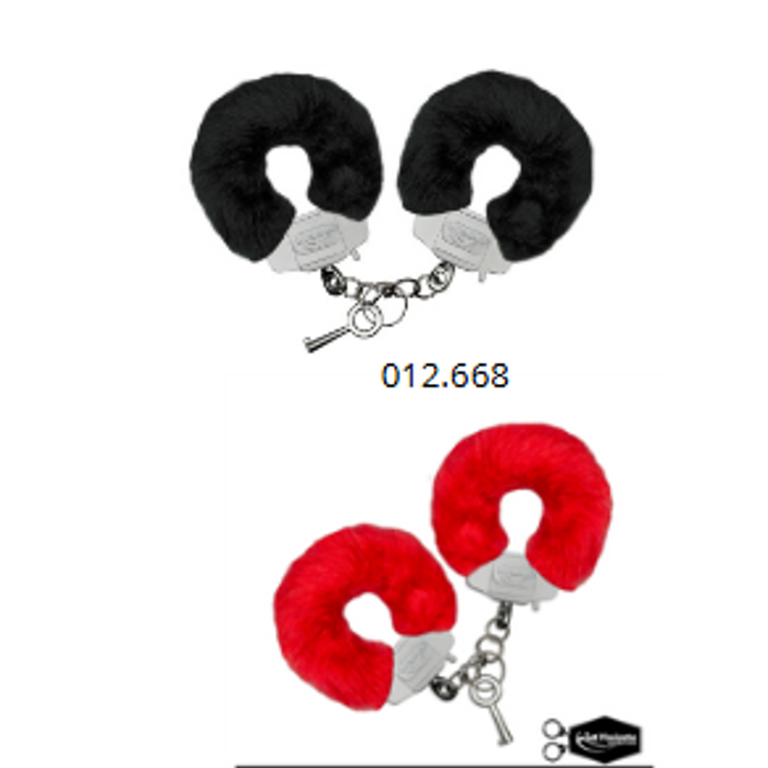 Algema de Metal com Pelúcia Super Reforçada