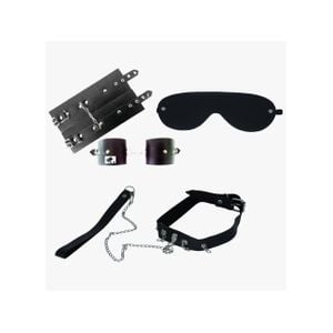 Kit Dominação (algema, venda e coleira)