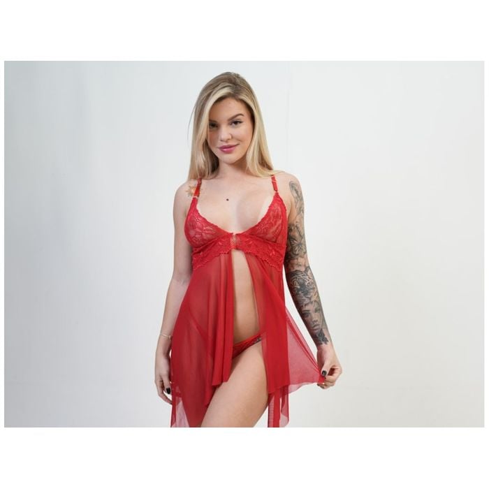Camisola Sedução Aberta na Frente