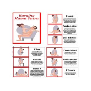 Baralho Kama Sutra (20 cartas com posições explicadas)