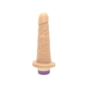 Prótese Peniana Realística com Glande e Vibro Interno 14
