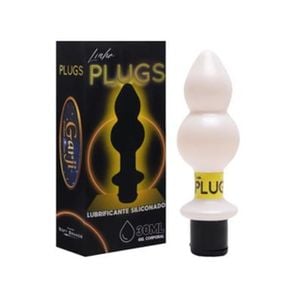 Plug Anal com Lubrificante Siliconado 30ml