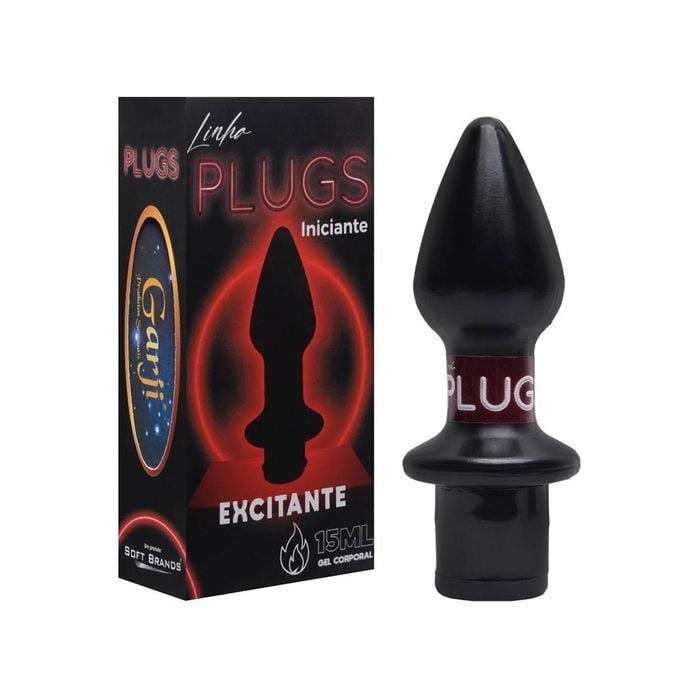 Plug Anal com Gel Excitante Hot 15ml0,031