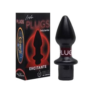 Plug Anal com Gel Excitante Hot 15ml0,031