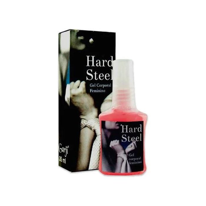 Hard Steel Excitante Feminino (Pulsa e Aquece) 35 ml spray