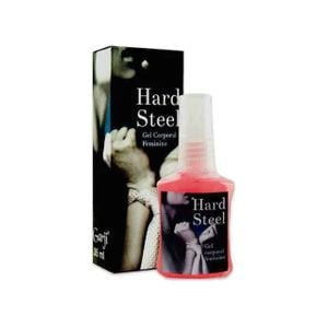 Hard Steel Excitante Feminino (Pulsa e Aquece) 35 ml spray