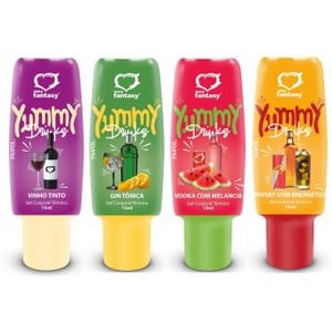 Gel Comestível Yummy Drinks 15ml