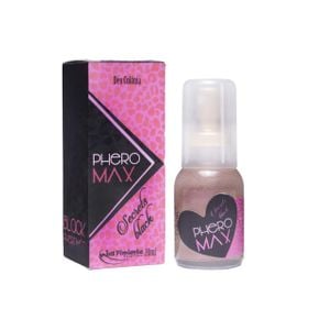 Perfume Afrodisíaco Feminino Phero Max Secrets Black (com brilho) 20ml