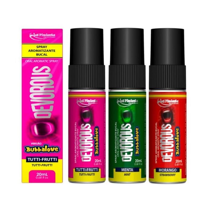 Devorous Bubbalove Spray Garganta Profunda e Aromatizante Bucal 20ml