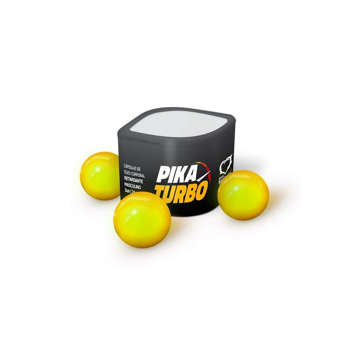 Bolinha Explosiva Pika Turbo Cápsula Retardante (3 un)