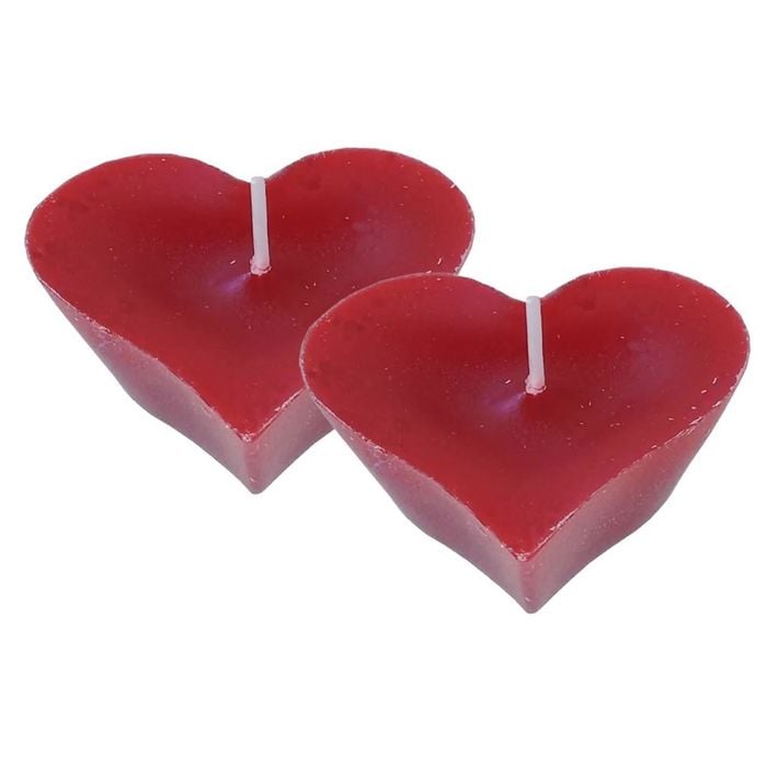 2 Velas Flutuantes Aromática em Formato de Coração