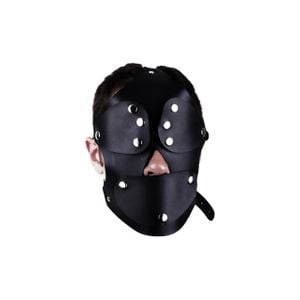 Capuz em Couro (Máscara Masculina)