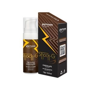 Facilitador de Orgasmo Vibratório Shock-G Chocolate 15g