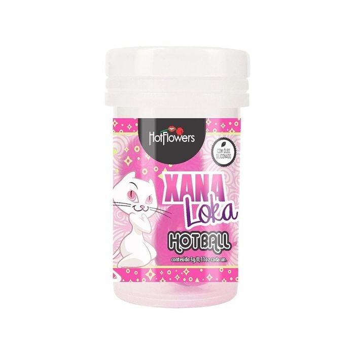Hot Ball Bolinha Xana Loka (esquenta/esfria e vibra) com 2 unidades