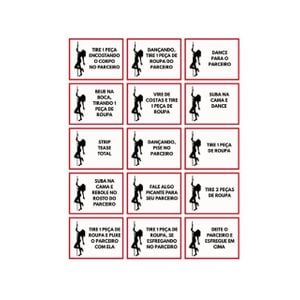 Mini Baralho Strip Tease (15 cartas)