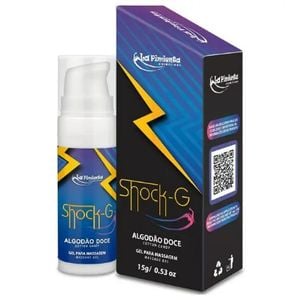 Facilitador de Orgasmo Vibratório Shock-G Algodão Doce 15g