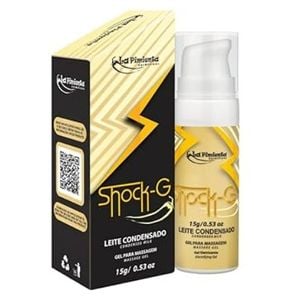 Facilitador de Orgasmo Vibratório Shock-G Leite Condensado 15g