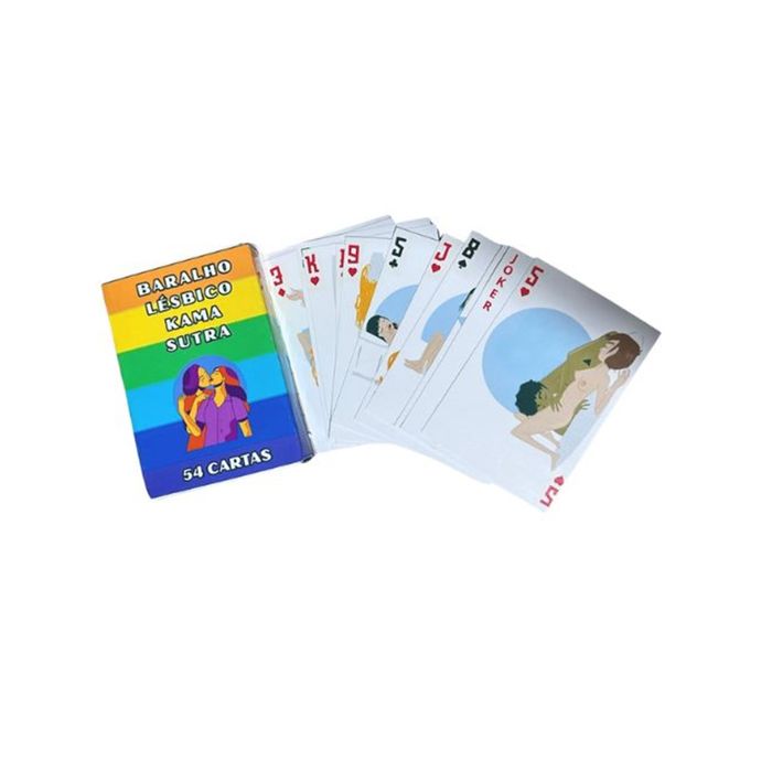 Baralho Lésbico Kama Sutra 54 Cartas