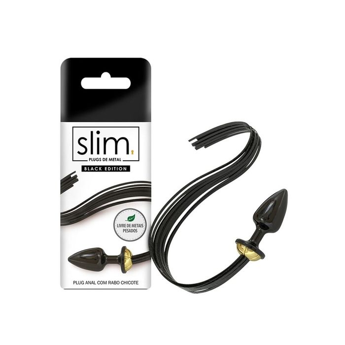 Plug em Metal Black com Chicote