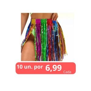 10 Saia de Fitilho Colorida