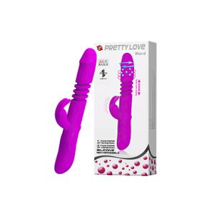 Vibrador Rotativo Recarregável vai e vem (12 modos de vibração e 4 modos de rotação)