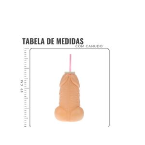 Garrafa Squeeze Erotico Pênis Despedida De Solteiro - 350ml