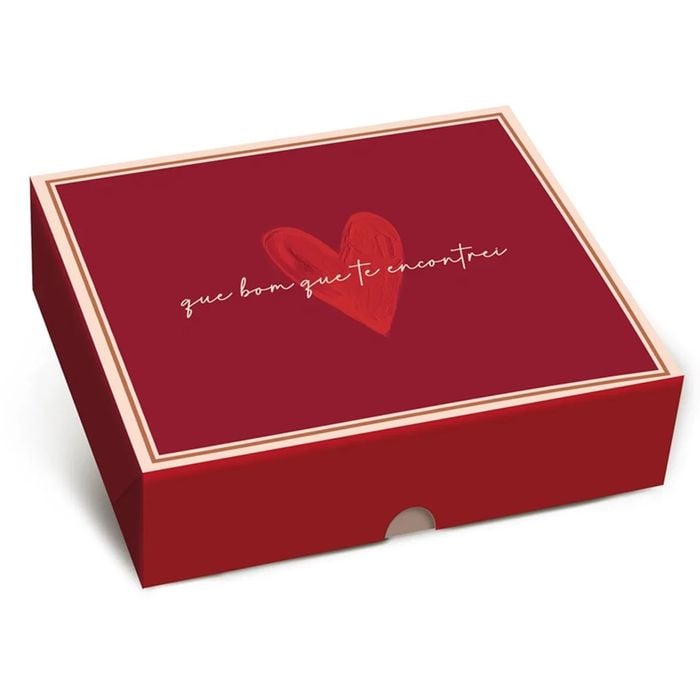 Caixa de Presente Retangular Tampa/Fundo 17x13,5x4,5cm (1 unidade)