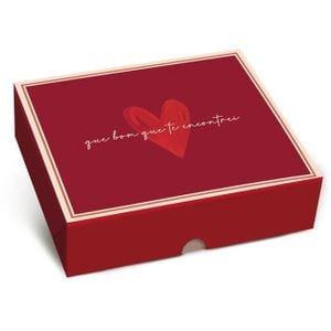 Caixa de Presente Retangular Tampa/Fundo 17x13,5x4,5cm (1 unidade)