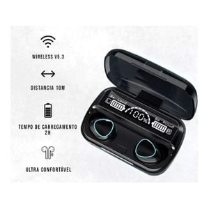Fone de Ouvido Bluetooth Wireless 5.3 (sem fio)