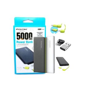 Carregador Portátil 5000 Mah para iPhone e Android (iphone, V8 e Tipo C) Power Bank