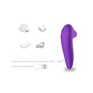 Vibrador de Pulsação Sucção - low - Recarregável