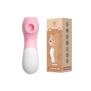 Estimulador de Clitóris Liso em formato de Urso com 10 Modos de Pulsação (sucção)