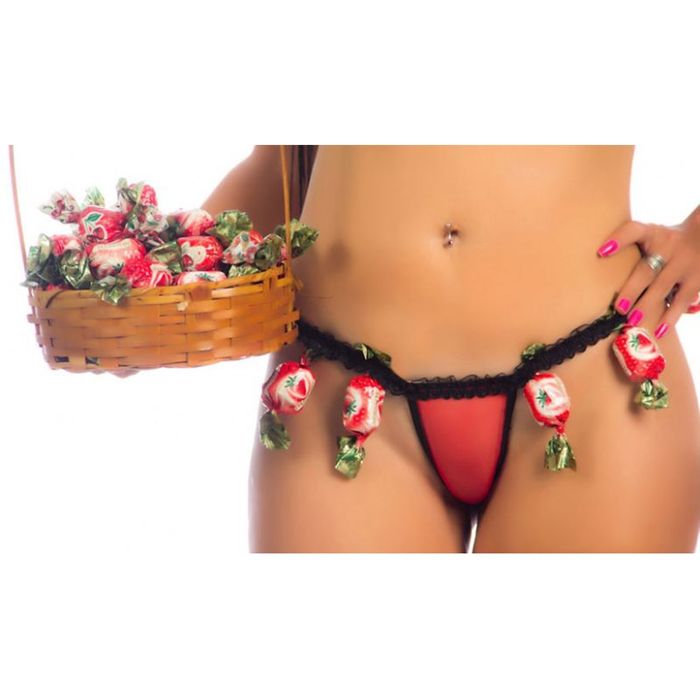 Calcinha Fio Dental Bombom Aromatizada