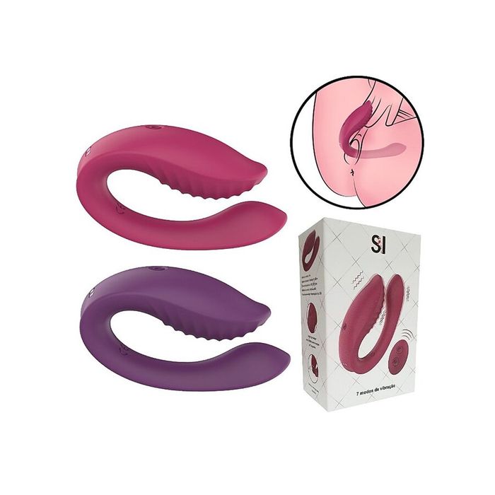 Vibrador de casal com controle