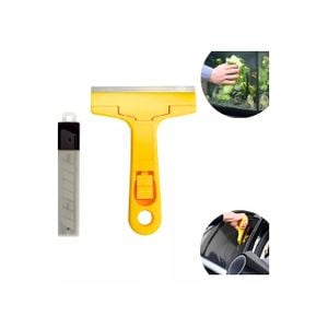 Raspador Plano P/ Tintas Piso Vidro Cerâmica com 2 Refis