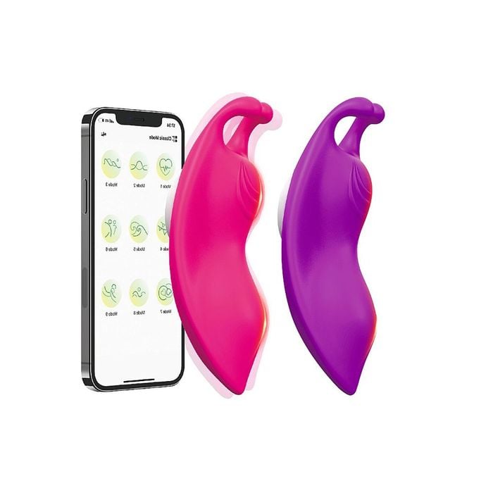 Vibrador de Calcinha - Borboleta Buzzy - via APP - À Longa Distância