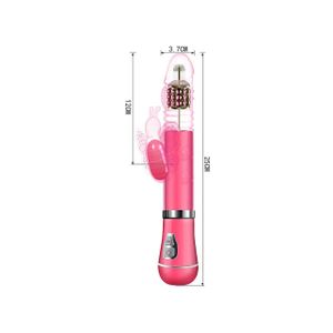 Jack Rabbit Vibrador Rotativo de Borboleta com Vai e vem - Recarregável